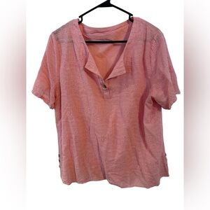 Boutique Light Pink Women’s Top- EYELET